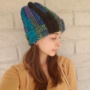 Winter Chunky Multicolor Crochet Handmade Beanie/Hat